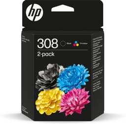 Hp Bläck Combo No.308 Svart + Färg 