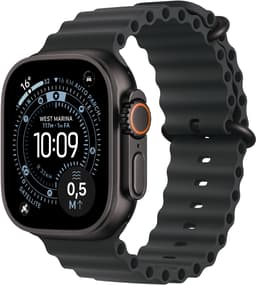 Apple Watch Ultra 3 GPS + Cellular 49mm Black Titanium Case with Black Ocean Band 
