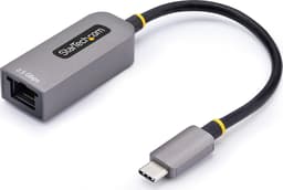 Startech StarTech.com 2,5 GbE USB-C till Ethernet-adapter, NBASE-T NIC, USB 3.0 Type-C 2,5/1G-nätverk med flera hastigheter, Thunderbolt-kompatibel, Windows och Mac 