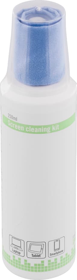 Deltaco Rengöring Kit Display, Micro Fiber Servett,  250ml 