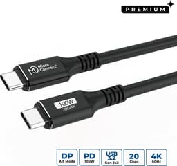 Microconnect Premium USB-C 3.2 100W 3m USB-C USB-C Svart