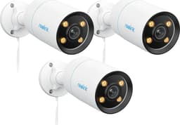 Reolink CX810 ColorX 4K 8MP PoE Utendørs Bullet IP-Kamera 3-Pack 