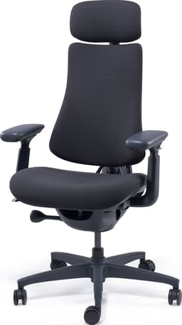 Libernovo Omni ergonomisk stol 48 cm midnattssvart 