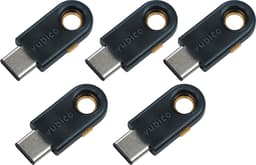 Yubico YubiKey 5C (USB-C) 5‑pakkaus 