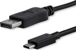 Startech USB C to DisplayPort Adapter Cable 1m DisplayPort USB-C Musta