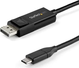 Startech USB-C cabel 8K 60Hz/4K 2m USB-C DisplayPort Musta