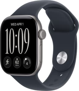 Apple Watch Series 12 GPS 42mm Space Grey Aluminium Case with Navy Blue Sport Band - S/M 