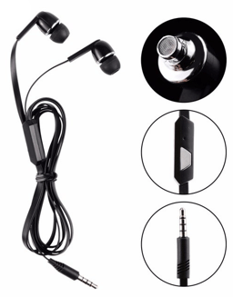 Acutek In-ear Headphones Zwart