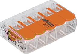 Wago 221 5X4MM 25-Pack 