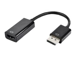 Prokord HDMI-adapter 0.2m DisplayPort HDMI Svart