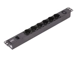 Apc Easy PDU EPDU1010B-SCH, Basic, 1U, 10A, 230V, (6x)Schuko & (1x)C13, C14 plug 