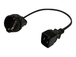 Apc EPDU POWER CORD SCHUKO TO C20 0 Svart 0,5 m 0.5m Svart