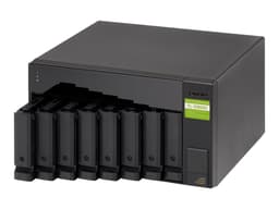 Qnap TL-D800C harddiskkabinett HDD/SSD-kabinett Sort, Grå 2.5/3.5" 
