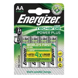 Energizer Batteri AA/LR6 Uppladdningsbart NiMh 2000mAh 4-Pack 