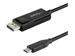 Startech USB-C kabel 8K 60Hz/4K 2m USB C DisplayPort Svart