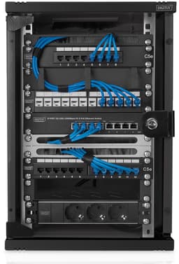 Digitus Komplett 10-tumsrack "Pro" för nätverksinstallationer 