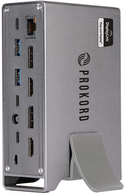 Prokord Workplace Alu Displaylink 4K USB Type-C