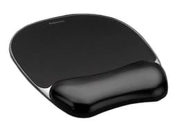Fellowes Gel Crystal Black -hiirimatto ja -rannetuki 