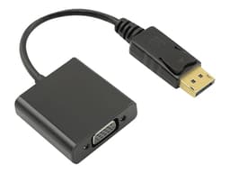 Microconnect DisplayPort Adapter 0.15m DisplayPort VGA Svart