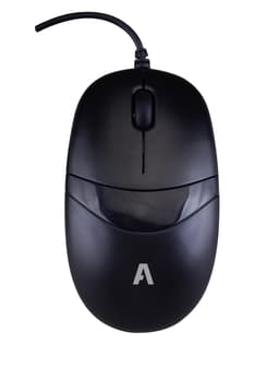 Acutek M20W Standard Mus – Trådad USB Optisk 1000 DPI Svart USB Type-A