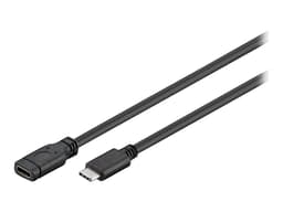 Microconnect USB3.1CC1.5EX USB-kabel USB 3.2 Gen 1 (3.1 Gen 1) 1,5 m USB C Sort 1.5m. USB C USB C Sort