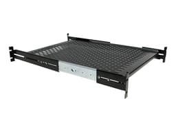 Startech 2U Adjustable Mount Depth Sliding Rack Mount Shelf 50lbs/23kg 
