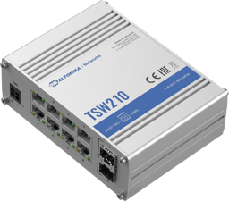 Teltonika TSW210 8-Portars Industriell Switch 