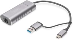Digitus Verkkosovitin 2.5 Gigabit USB-C/USB USB-C USB 3.1 RJ-45