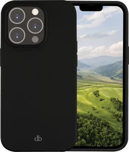 Dbramante1928 Greenland 100% gerecycled Plastic iPhone 14 Pro Zwart
