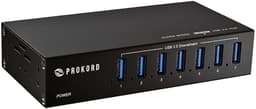 Prokord USB 3.0 Hub 7-Port Pro Metal USB 3.2 Gen 1 (3.1 Gen 1) Type-A USB 3.2 Gen 1 (3.1 Gen 1) Type-A