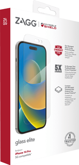 Zagg Invisibleshield Glass Elite iPhone 14 Pro