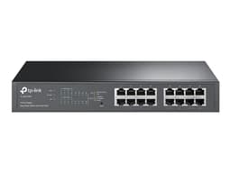 Tp-link TL-SG1016PE nettverkssvitsj Håndtert L2 Gigabit Ethernet (10/100/1000) Strøm over Ethernet (PoE) Sort 