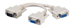 Microconnect VGA-delare 0.3m VGA 2 x VGA Grå