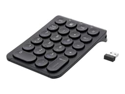 Deltaco TB-125 numerisk tastatur Laptop/PC RF kabel-fri Sort 