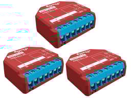 Shelly 1PM Plus enkanalig fjärrströmbrytare för inbyggnad 5-Pack 