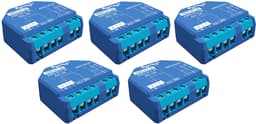 Shelly 1 Plus WiFi enkanalig fjärrströmbrytare för inbyggnad 5-Pack 