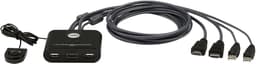 Aten CS22HF KVM-kytkin musta 