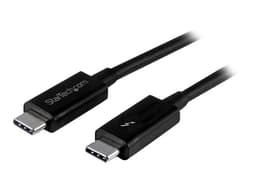 Startech 1m Thunderbolt 3 (20Gbps) USB C Cable / Thunderbolt USB DP 1m Sort