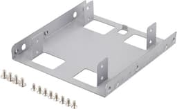 Deltaco Adapter för lagringsfack 2X2.5" i 3.5" fack 