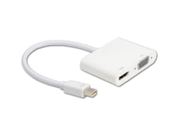 Prokord Adapter Mini Displayport To Hdmi (w Audio) Vga White Mini DisplayPort HDMI, VGA Hvit