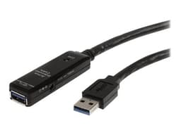 Startech 10m USB 3.0 Active Extension Cable 10m USB A USB A Sort