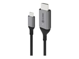 Alogic Ultra 2m HDMI USB C Grå Svart
