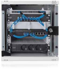 Digitus Komplett 10-tommers rack for mindre nettverksinstallasjoner 