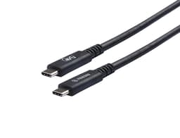 Prokord USB4-kabel USB-C till USB-C 40 Gbps 240W 0.7m USB-C USB-C Svart