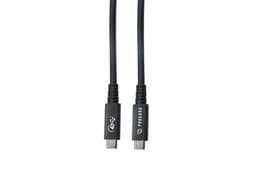 Prokord USB4-kabel USB-C til USB-C 40 Gbps 240W 0.7m. USB C USB C Sort