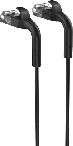 Prokord Ethernet Cat.6 Patch Cable Bendable Rj45 0.3M RJ-45 Cat 6 0.3m Zwart