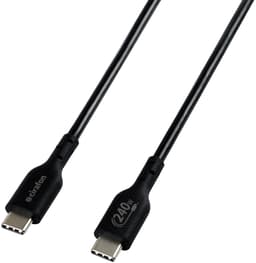 Cirafon Sync/Charge Cable 240W 1.3m Musta