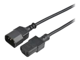 Prokord Power cable 1.8m C14 kopling C13 kopling Sort