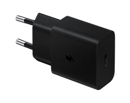 Samsung Wall Charger 15W + USB-C Cable 1m Svart