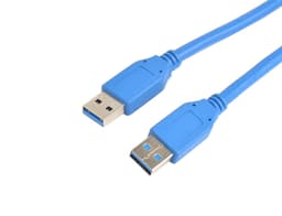 Prokord USB-kabel 1m USB-A USB-A Blå